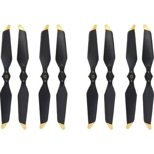 4 Pairs Mavic Pro Platinum 8331 Low Noise Quick-Release Propellers ( Golden/Silver ) for DJI mavic Pro drone Accessories