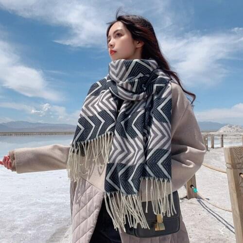 2021 new arrival autumn/winter scarf women female shawls long classic scarf women warm korea style
