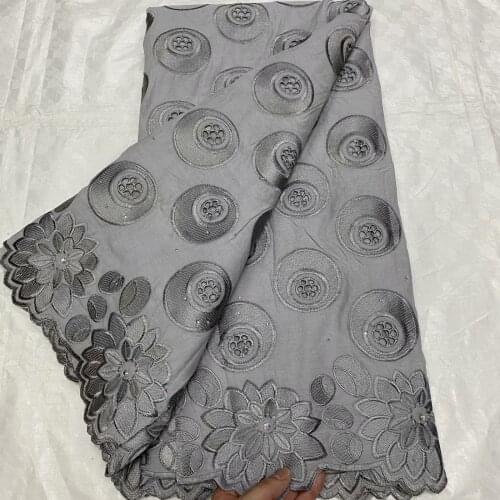 Swiss Lace Fabric Cotton Embroidery Fabrics 2021 High Quality Dubai Fabric Swiss Voile Lace In Switzerland African Brocade 5yard