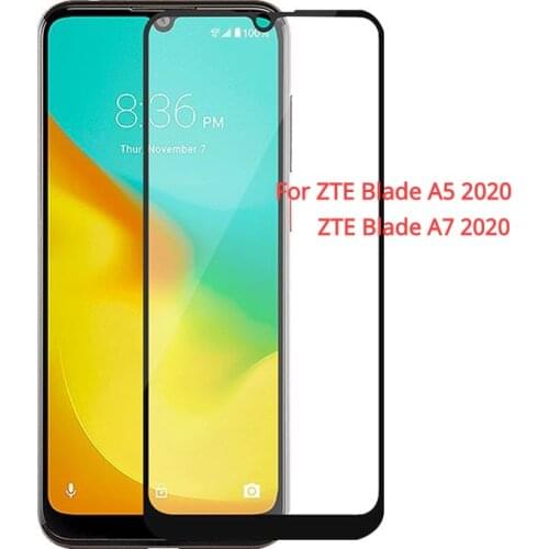 JGKK Ultra-Clear Glass For ZTE Blade A5 A7 2020 Glass Screen Protector For ZTE A5 ZTE A7 2020 Full Cover Tempered Glass