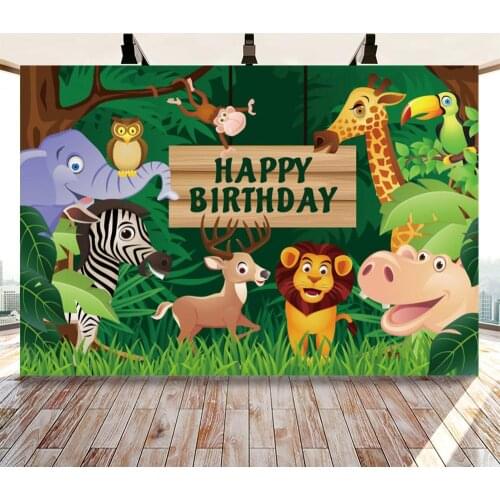 Yeele Wild One Baby Birthday Photocall For Child Safari Party Photography Backdrops Photographic Backgrounds For Photo Studio