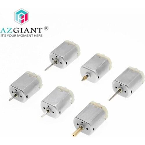 AZGIANT 1pcs 10/20mm Round / D Cut Micro DC Motor FC280 Car Central Door lock Engine Motor For Toyota Lexus Honda Civic