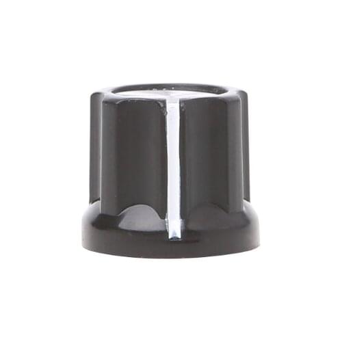 1pc Knob Button 180 Degree D-Shaft Half-moon Hole Guitar AMP Plum shape Aluminum Cap