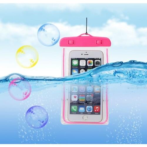 2pcs Swimming Bags Universal Waterproof bag all models 3.5 inch -6 inch Cell Phones portable bag Convenient lightweight Useful