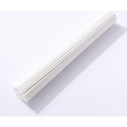 22cmx3mm White Fiber Rattan Sticks Essential oil Reed Diffuser Sticks Aromatherapy Accessories for Home Fragrance Air Freshener