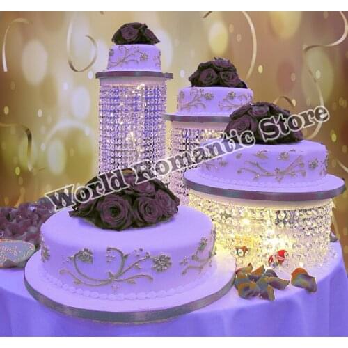3pcs/set Acrylic Wedding cake stand table centerpiece big size party cake holders