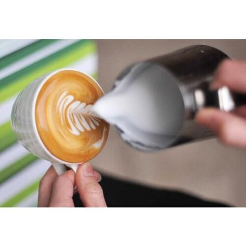 350ML Kitchen Stainless Steel Craft Coffee Milk Latte Jug Cup Frothing Making Coffee Container Kitchen Accessories