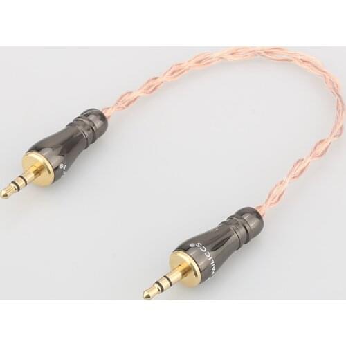 Audiocrast 3.5mm to 3.5mm Mini Stereo male to male Cable with 3.5mm plug 15cm