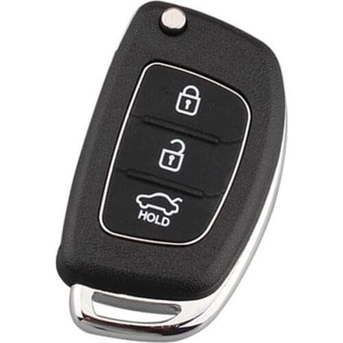 3 Buttons Remote Keyless Car Key Case For Hyundai ix35 ix45 Series