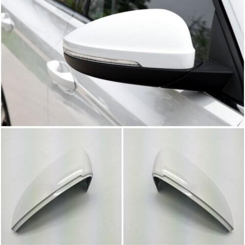Apply to Bora 2019-2020 Outer reversing mirror shell Rear view lens cover white