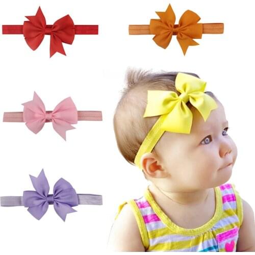 Sanlutoz Princess Baby Hair Accessories Cute Bow Baby Girls Headbands Fashion Casual
