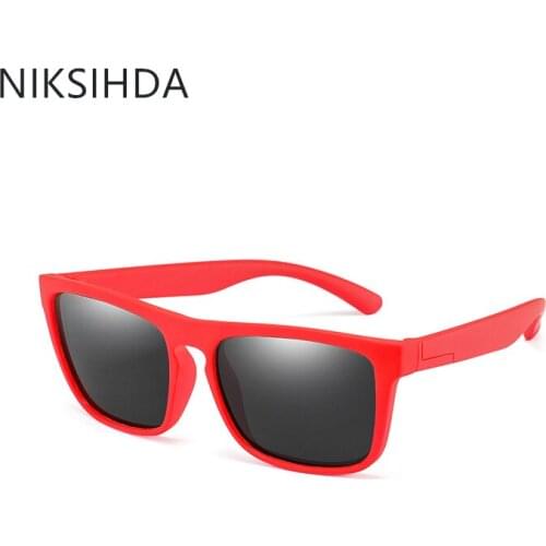 NIKSIHDAChildrens Sunglasses Polarizing Childrens Cartoon Glasses Comfortable Girls Baby Personality Sunglasses Retro-vintage