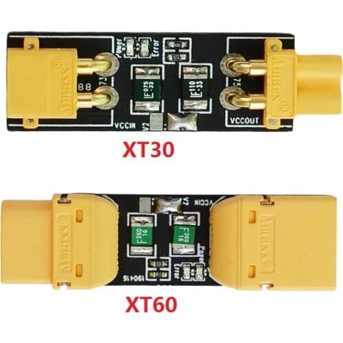 Amass XT60 XT30 Smoke Stopper Connecting Line Short Tester Circle Breaker For RC Models Airplane FPV Racing Drone