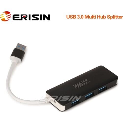 Erisin ES335 High Speed 4 Port USB 3.0 Multi Hub Splitter Expansaion Deskto PC Laptop Macbook
