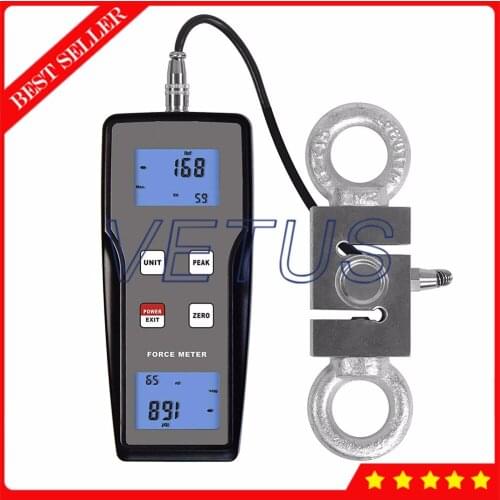 FM-204-200K External Sensor Split Digital Force Gauge Push Pull Tester Meter for Test Building Hardware Textile