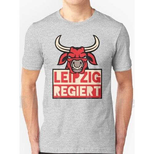 Leipzig Regiert-Rbl T Shirt Men Cotton Cotton S-6xl Rbl Leipzig Leipzig Überall Vorw ? Rts Fussball Fu ? Ball Soccer