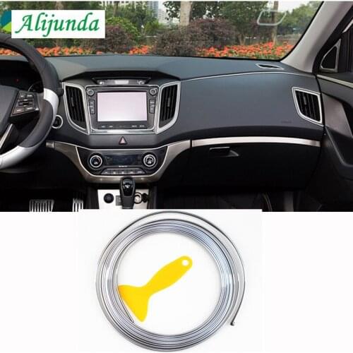 5m car flexible decoration DIY car interior style accessories for Dodge Chery EMGRAND Geely Vision SC7 MK CK Cross Gleagle SC7