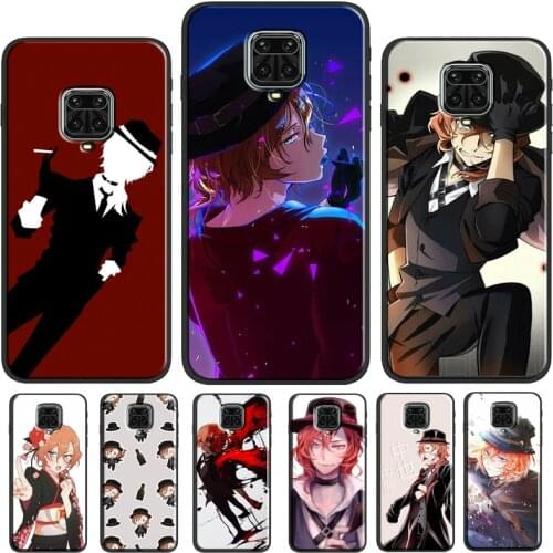 Bungou Stray Dogs Nakahara Chuuya Case For Xiaomi Redmi Note 8 9 Pro Note 9S 8T 9 9C 9A 9T Cover For Redmi Note 10 Pro Shell