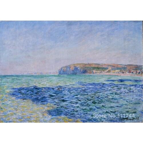 Art gift Shadows on the Sea at Pourville Claude Monet Oil paintings Handmade High Quality
