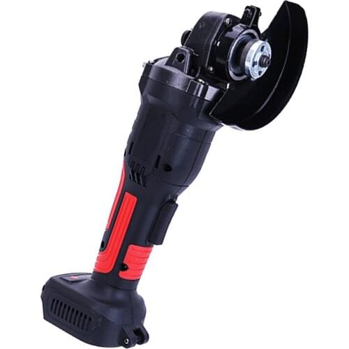 JUNEFOR Angle Grinder 100mm Brushless Cordless Impact Angle Grinder Without Battery Power Electric Tool Cutting Machine Polisher