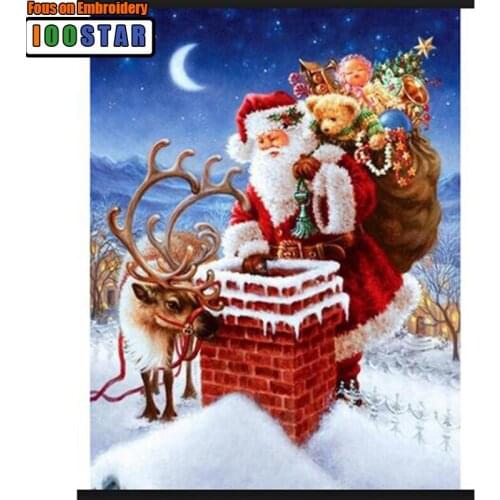 Diamond painting cross stitch santa claus snowman 5d diy diamond embroidery Cross Stitch kits Diamond Mosaic paintings christmas