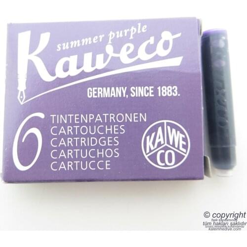 Kaweco Fountain Pen Cartridge Purple 6'lı Package