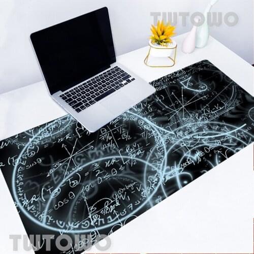 Mouse Pad Mathematical Formula Anime Large Size Desk Mat Waterproof Soft Rubber Game Mini Pc Computer Keyboard Table Mousepad