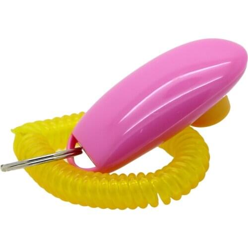 Mini Dog Pet Click Clicker Training Trainer Aid Guide 6 colors to Choose 50pcs/lot