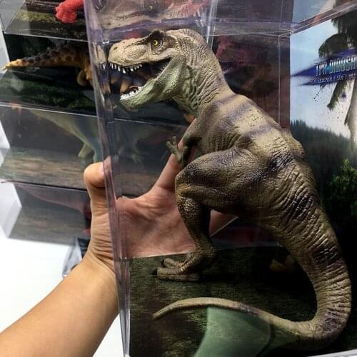 Jurassic dinosaur simulation model toy collection TPR solid dinosaur soft plastic animal model home decoration childrens gift