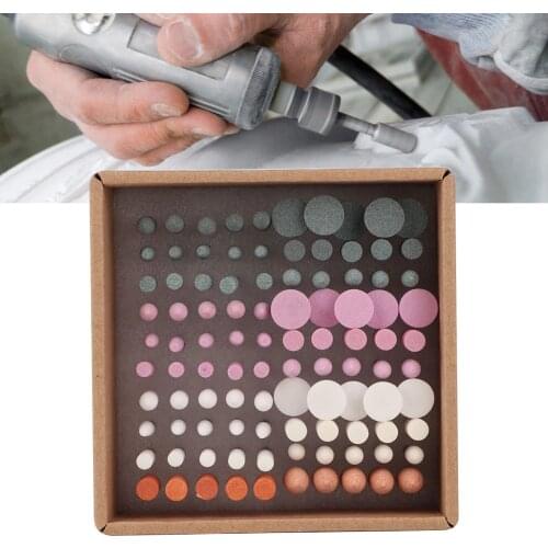 100Pcs Professional Electric Tungsten Alloy Nail Drill Bit Set Manicure Pedicure Nail Polishing Accessory Portable Nail Art Tool