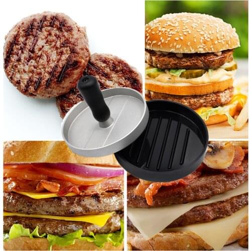 Hamburger Press With Baking Paper Non-Stick Meat Beef Grill Burger Press Hamburger Maker Patty Maker Mold