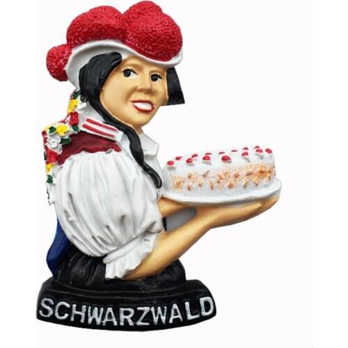 Handmade Painted Guatemalan Beauty Queen 3D Fridge Magnets Tourism Souvenirs Refrigerator Magnetic Stickers Gift