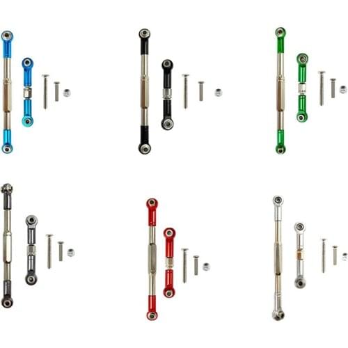Steering Link Rod Pull Rod Upgrade Parts for WPL C14 C24 C24-1 C34 1/16 RC Car Accessories