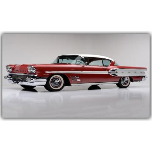 Modern Painting Pontiac Bonneville Special Luxury Retro Car Poster Print Wall Art for Living Room Home Decor (No Frame)