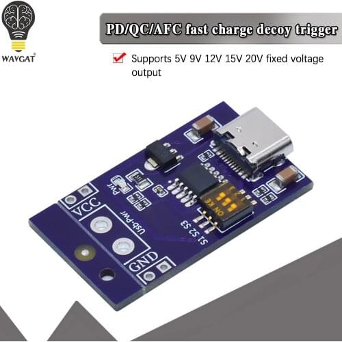 Type-C QC AFC PD2.0 PD3.0 to DC Spoof Scam Fast Charge Trigger Polling Detector USB-PD Notebook Power Supply Change Board Module