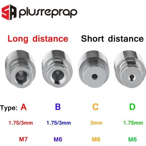 V6 Cooling Tube All Metal J-head Hotend Block Head extruder for 1.75mm 3.0mm Long or Short Distance 3D Printer Part Wholesale