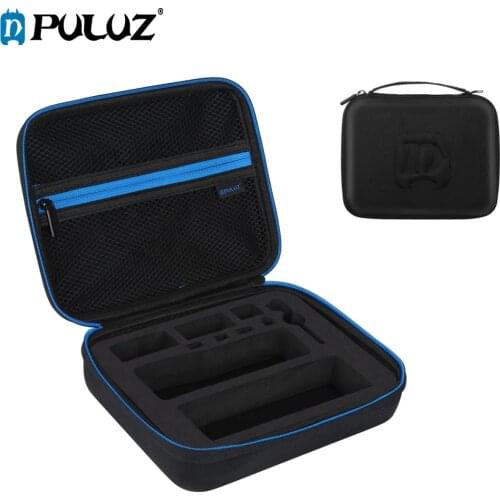 PULUZ 23x18x7cm Waterproof Travel Carrying Accessories Bag Hard EVA Storage Box Suitable For DJI OSMO Pocket 2 Portable Bag