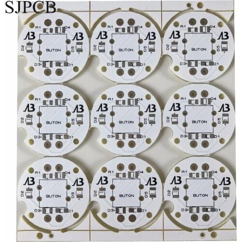 SJPCB High Quality Circuit Board Panel Single layer White Fast Delivery PCB Supplier
