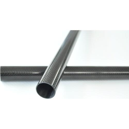 1-10 pcs 5mm OD x 3mm ID Carbon Fiber Tube 3k 1000mm Long with 100% full carbon, (Roll Wrapped) 5*3 Quadcopter carbon pipe
