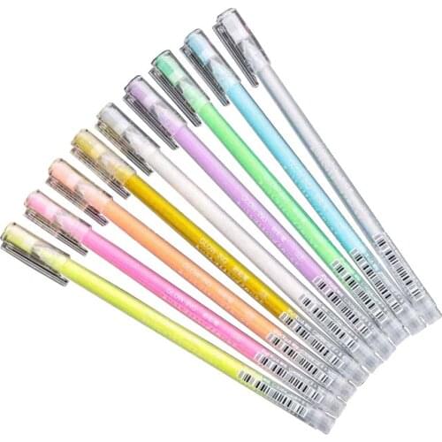 1pc Highlights Fluorescent Marker Pen Color Flash Highlighter Brush For Painting ChildrenS Graffiti Water Chalk School Supplies