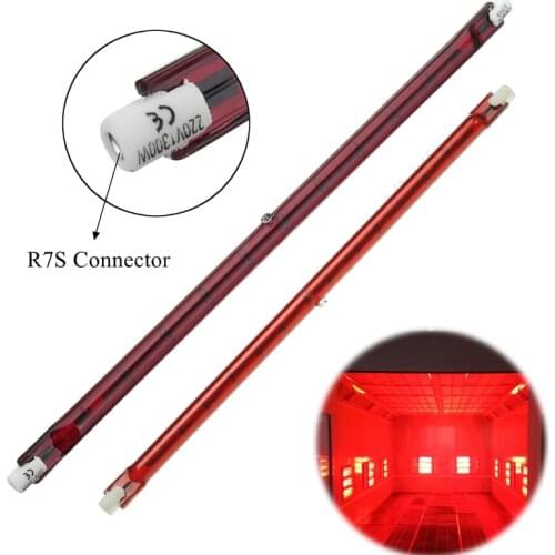 1 pcs new 254mm AC 1300W Halogen Quartz Ruby R7S Infra-Red Heater Bar Tube Pipe Heat Lamp