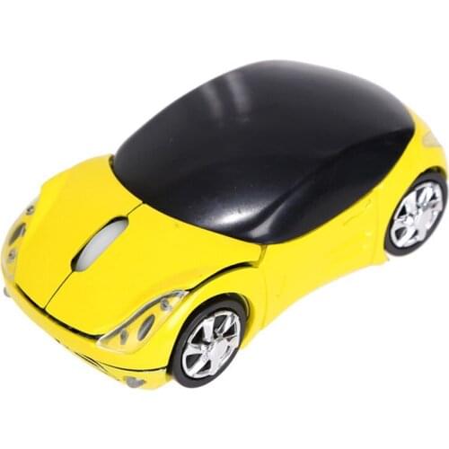 2.4G Wireless Car Design Mouse Cute Cartoon Computer Small Mice For Girl 1600DPI 3D USB Optical Game Mause For Laptop PC Gift