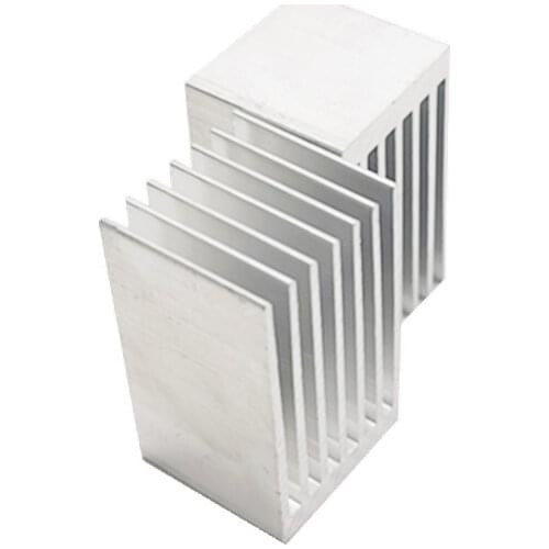 2pcs Cooling aluminium profile 20*20.5*35MM heatsink Radiator fin Motherboard chip pcb Circuit board radiator block IC heatsink