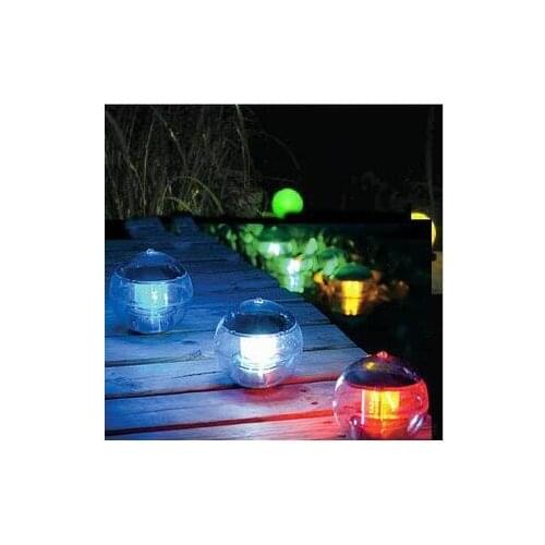 48pcs/lot Multi Color Garden Swimming Pond Lake Ball Solar Powered LED Floating Light Lamp As208