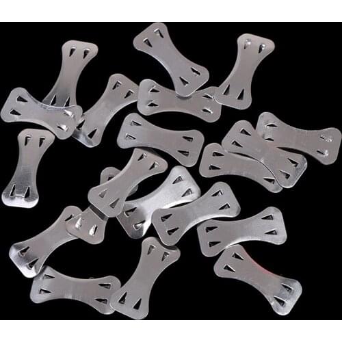 60pcs/set Aluminum Metal Style Clip Elastic Bandage Buckle For Elastic Bandages Sports Bandages Fasten Clips With Hook Wholesale