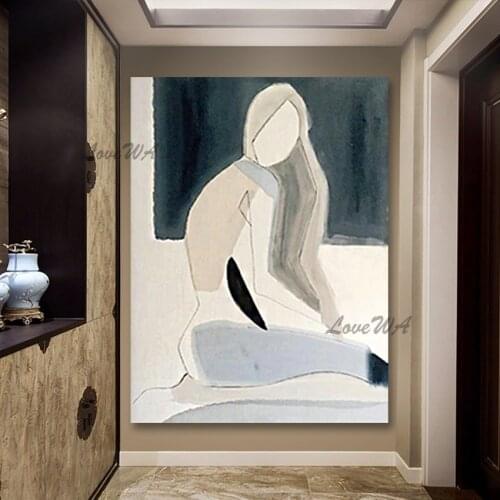 Free Shipping Handmade Oil Painting Canvas Wall Art Oil Paintings Canvas Women Art Home Decoration Wall Pictures Unframed