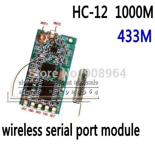 433Mhz HC-12 SI4463 Wireless Serial Port RF Module HC-12 (1000M) for microcontroller