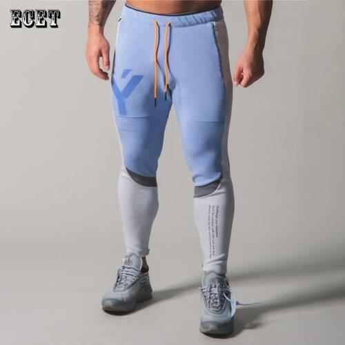 Slim fashion streetwear mens trousers casual pants jogger fitness track pants outdoor workout mens clothing