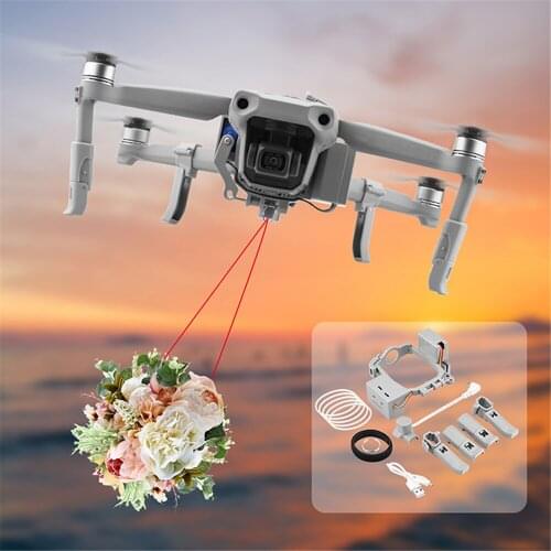 For DJI Mavic Air 2 Air Thrower Dispenser Quick Release Drone Delivery Device Gift Dropping Kit For Mavic Air 2 Drone Parts