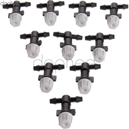 Dophee 20pcs Micro Spray Cooling Mist Atomizer for Balcony Garden Irrigation Sprinklers Irrigation Spray Nozzles